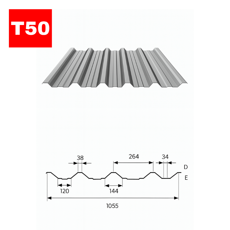 T50 TRAPEZBLECHE