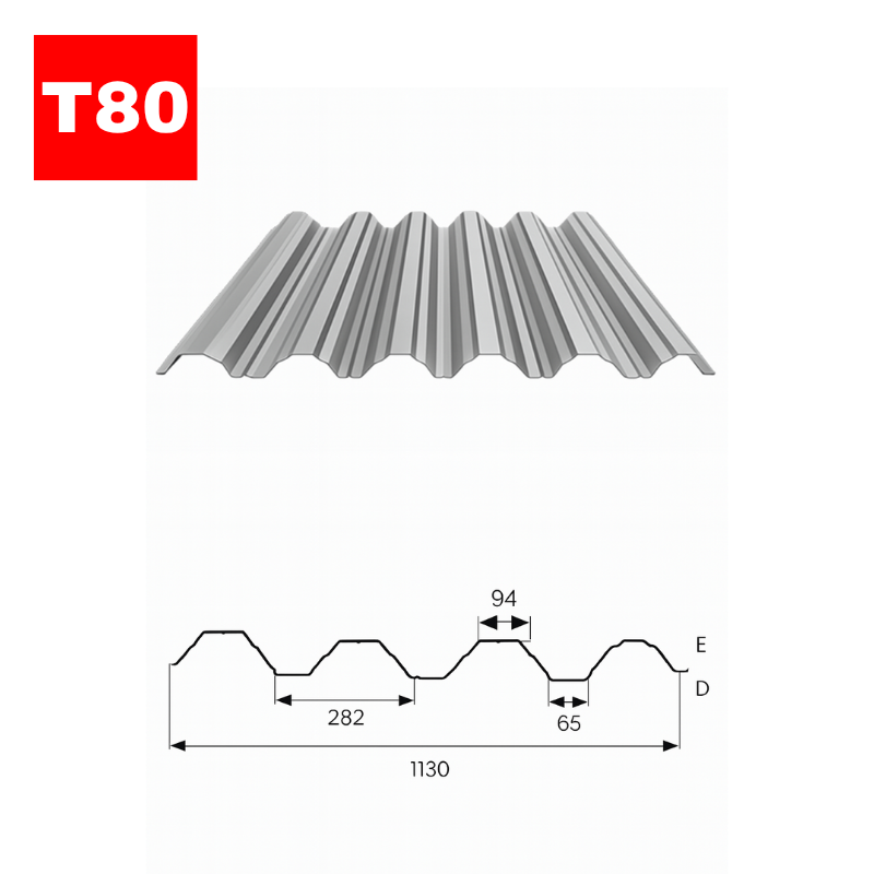 T80 TRAPEZBLECHE